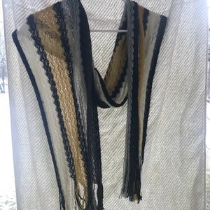 Knit Multi-Colored Scarf.